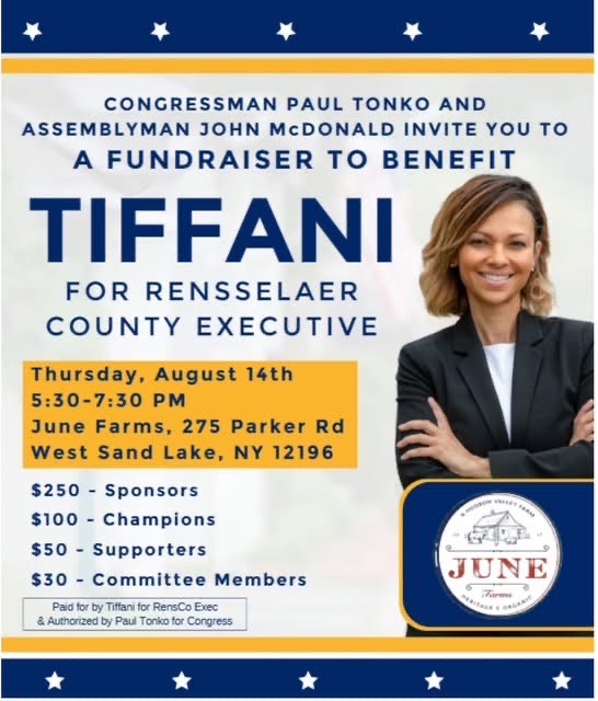 Campaign Fundraiser with Congressman Paul Tonko and Assemblyman John McDonald